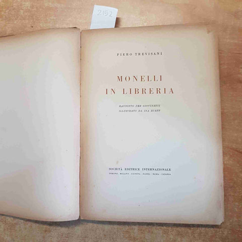 MONELLI IN LIBRERIA PIERO TREVISANI 1944 SEI