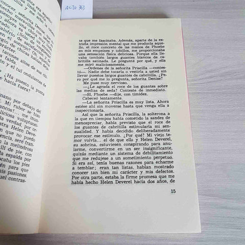SENORITA TACONES ALTOS - TUSQUETS EDITORES - 1979
