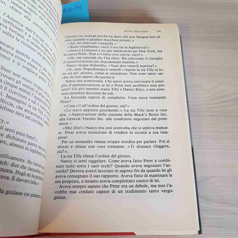 NOTTE SULL'ACQUA - KEN FOLLETT - MONDADORI - 1991
