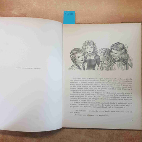 PICCOLE DONNE LOUISA MAY ALCOTT illustrato MARIAPIA - EDITRICE PICCOLI MILANO