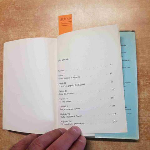 I SUMERI HARTMUT SCHMOKEL 1959 PICCOLE STORIE ILLUSTRATE SANSONI