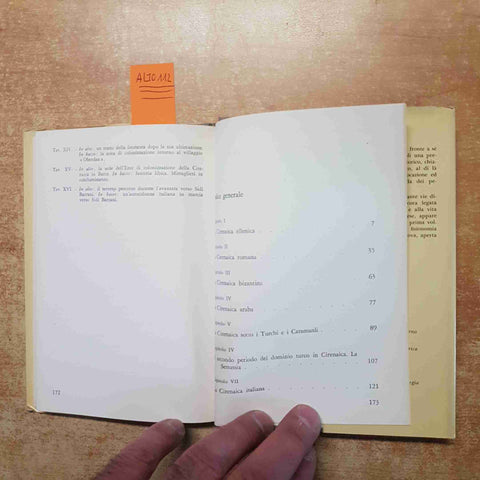 STORIA DELLA CIRENAICA FRANCESCO VALORI 1961 SANSONI
