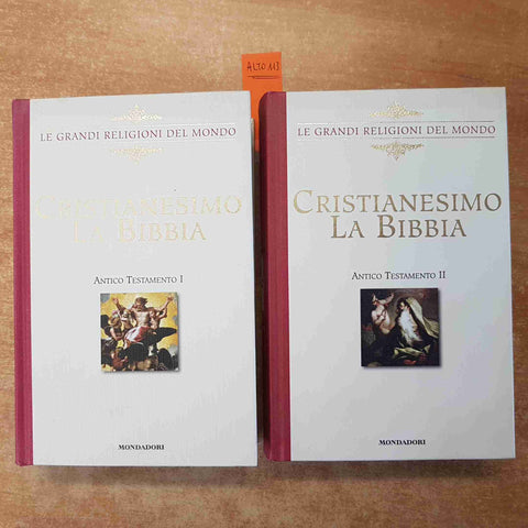 LE GRANDI RELIGIONI DEL MONDO CRISTIANESIMO ANTICO TESTAMENTO 2 volumi MONDADORI
