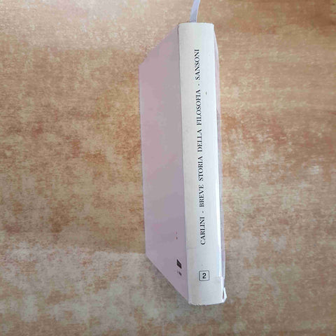 BREVE STORIA DELLA FILOSOFIA - CARLINI LE PICCOLE STORIE ILLUSTRATE SANSONI 1957