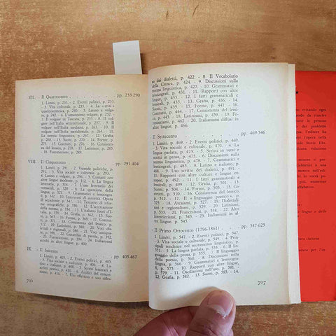 STORIA DELLA LINGUA ITALIANA - MIGLIORINI - LE PICCOLE STORIE ILLUSTRATE SANSONI