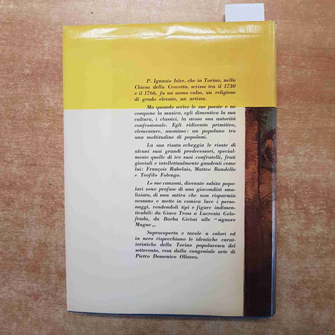 TUTTE LE CANZONI E POESIE PIEMONTESI - P. IGNAZIO ISLER 1967 EDILIBRI VIGLONGO