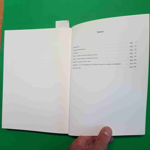 L'ARCHIVIO DI GALILEO FERRARIS vol. I CORRISPONDENZA INVENTARIO Gobbo Silvestri