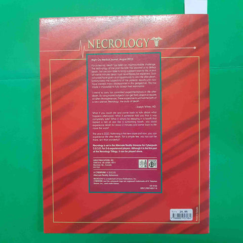 NECROLOGY OF LIFE DEATH ANDA AFTERWARDS SCHMID CYBERPUNK 1992 IANUS GAMES