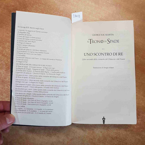 GEORGE R.R. MARTIN IL TRONO DI SPADE UNO SCONTRO DI RE MONDADORI OSCAR ABSOLUTE
