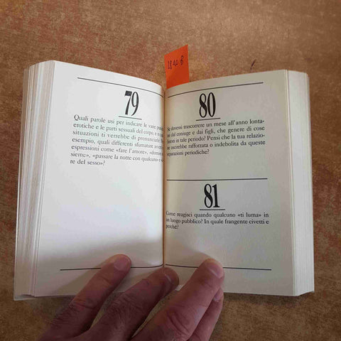 AMORE E SESSO IL LIBRO DELLE DOMANDE - GREGORY STOCK 1991 MONDADORI sessualita'