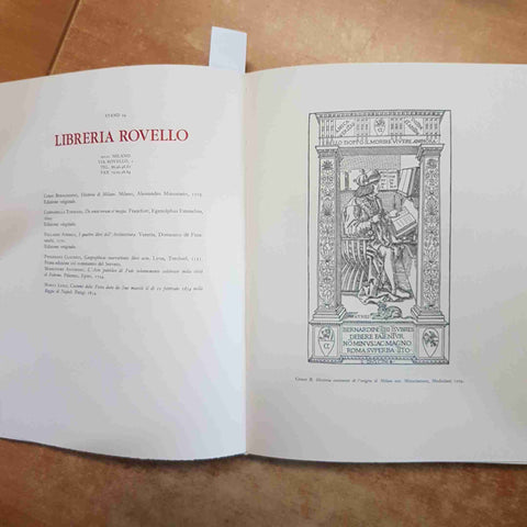 IV MOSTRA LIBRO ANTICO PALAZZO PERMANENTE 1993 PUBLITALIA '80 LUIGI BERLUSCONI