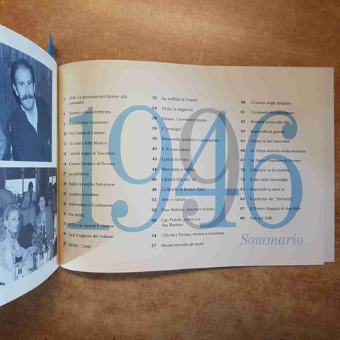 NOVARA 1946 I MIGLIORI ANNI DELLA NOSTRA VITA 50° GIANFRANCO CAPRA AUTOGRAFATO!