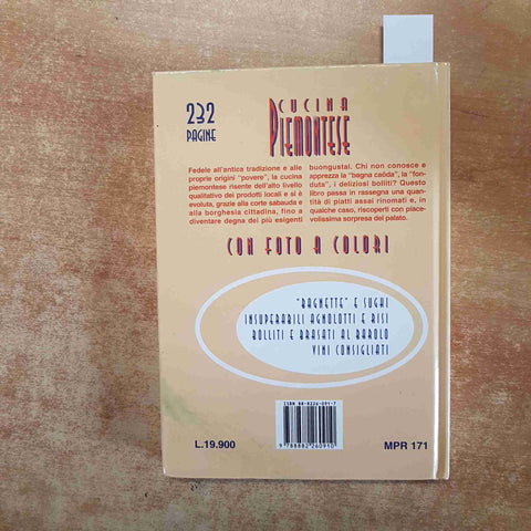 CUCINA PIEMONTESE CON FOTO A COLORI - PORTALUPI 1999 MARIOTTI