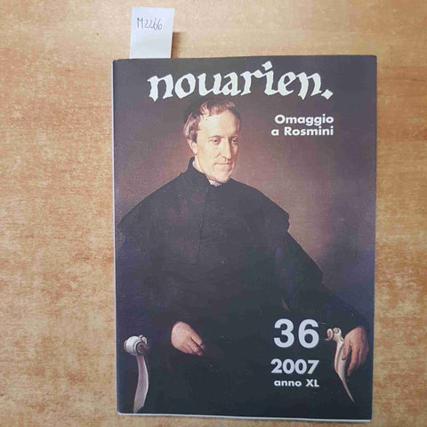 NOVARIEN 36 OMAGGIO A ROSMINI 2007 STORIA DELLA CHIESA NOVARESE