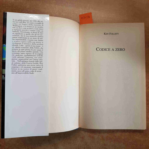 KEN FOLLETT SMITH CDE CODICE A ZERO 2000 romanzo spionaggio spy guerra fredda