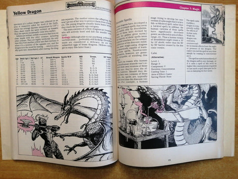 DRACONOMICON forgotten realms 2nd 1990 Advanced Dungeons & Dragons FINDLEY