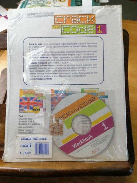 CRACK THE CODE 1: WORKBOOK + STUDENT'S BOOK + CD // CELTIC // SIGILLATO! (