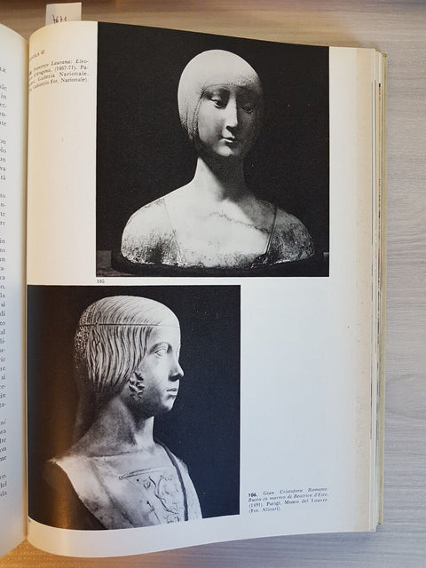 L'ARTE NEL RINASCIMENTO 266 foto + 113 cartine e schizzi TOURING CLUB 1962