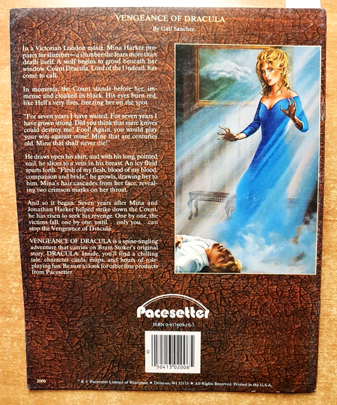 Chill Another Adventure VENGEANCE OF DRACULA - gioco di Ruolo Fantasy GALI(