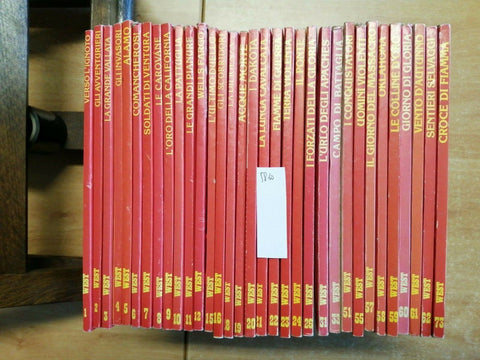 LOTTO 33 ALBI STORIA DEL WEST SEQUENZA 1/12 COMPLETA + NUMERI VARI(5810