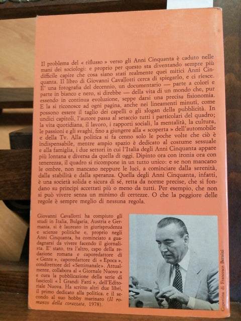 Giovanni Cavallotti - Gli anni Cinquanta - 1Ed. 1979 - Editoriale Nuova (1