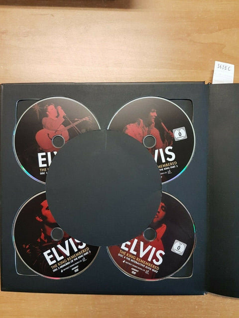 ELVIS PRESLEY - ELVIS THE KING REMEMBERED - ANTHONY MASSALLY + 4 DVD (3631C