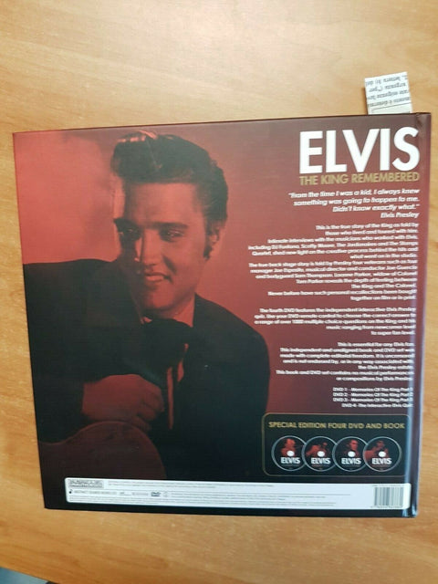 ELVIS PRESLEY - ELVIS THE KING REMEMBERED - ANTHONY MASSALLY + 4 DVD (3631C