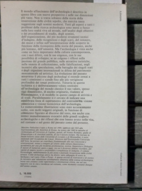 CHE COS'E' L'ARCHEOLOGIA PALLOTTINO SANSONI 1980 - ILLUSTRATO - 089 -