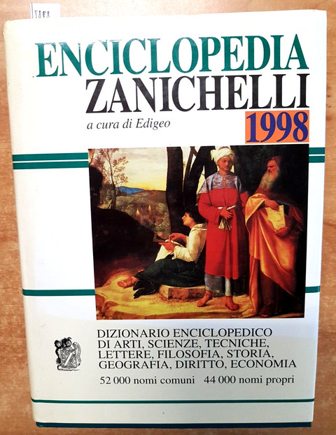 ENCICLOPEDIA ZANICHELLI 1998 Dizionario di arti scienze tecniche lettere...