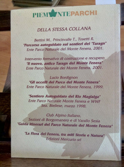 VOCI DAL FENERA - ANTOLOGIA POESIE PROSE DEDICATE AL MONTE 2002 MARTINETTI(