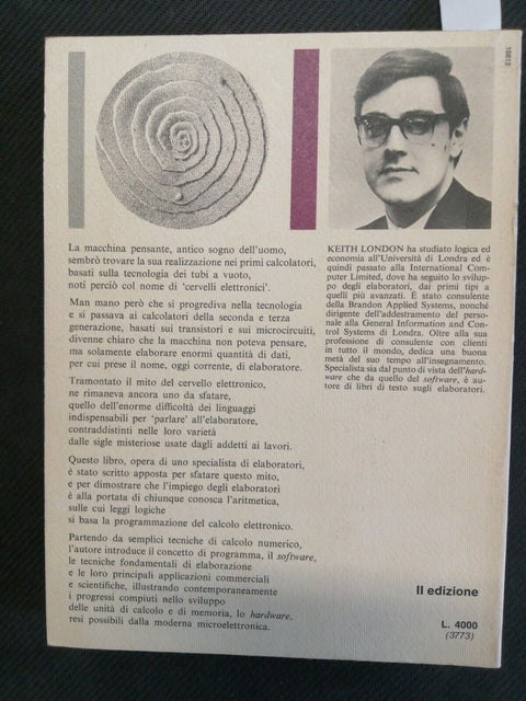 INTRODUZIONE AGLI ELABORATORI ELETTRONICI - LONDON KEITH 1976 MONDADORI (40