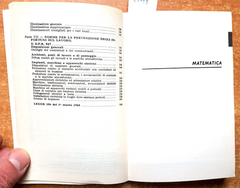 PRONTUARIO ELETTROTECNICO - Vittorio Re - 1966 - Editoriale Delfino (2747f