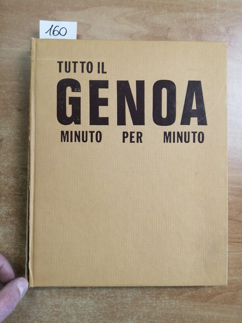 TUTTO IL GENOA MINUTO PER MINUTO - 1975 - MONDANI foto d'epoca, statistiche