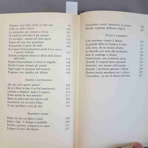 LA SAGGEZZA DELLA VITA - NICOLA ABBAGNANO - RUSCONI - 1985 - FILOSOFIA (588