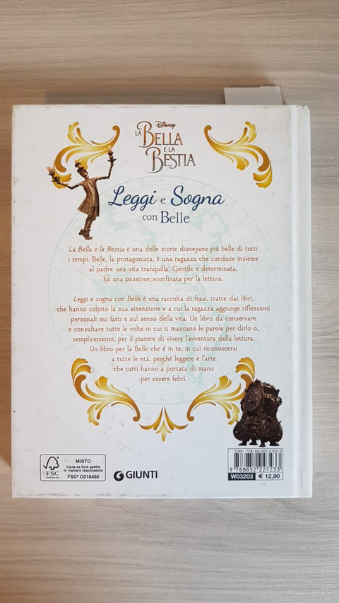 LEGGI E SOGNA CON BELLE - la bella e la bestia GIUNTI - 2017