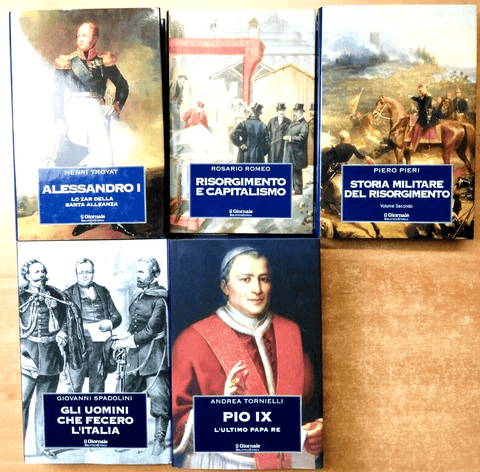 Lotto 25 volumi BIBLIOTECA STORICA IL GIORNALE vedi i titoli all'interno
