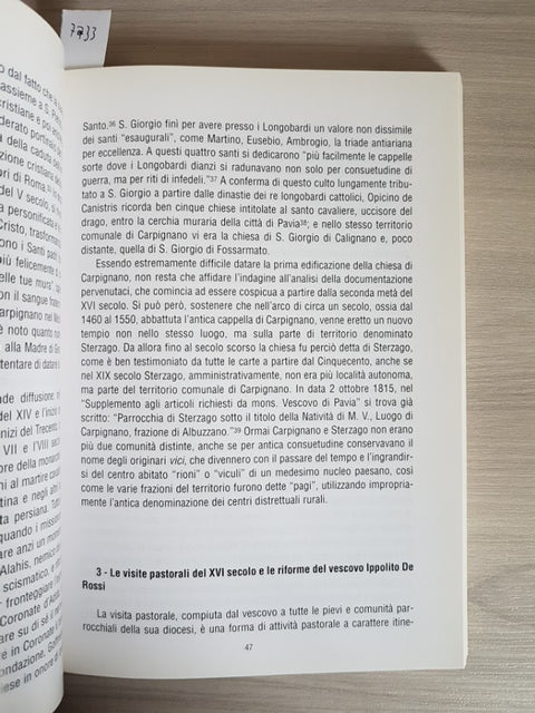 UN PAESE, LA SUA CHIESA CURA CARPIGNANO - CUOMO ALBERTO 2001 Pavia Pavese