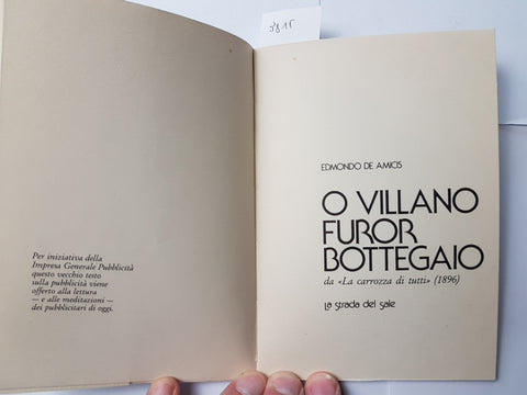 EDMONDO DE AMICIS O villano furor bottegaio 1988 La strada del sole TRAM TRAMVAI