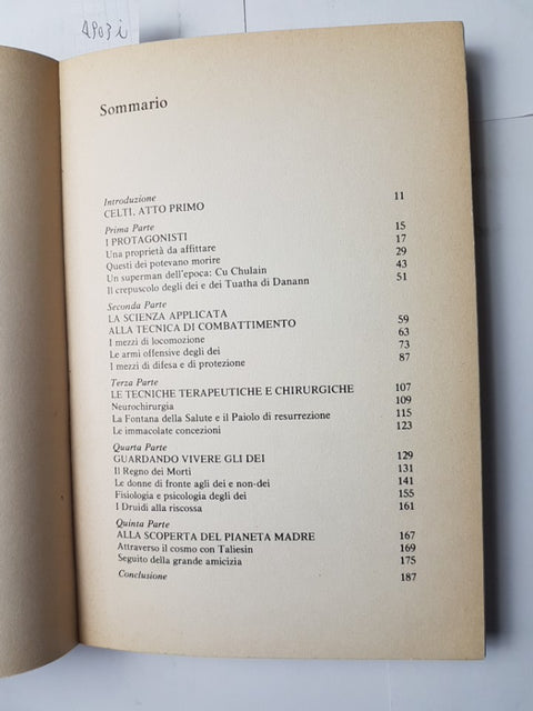 I CELTI E GLI EXTRATERRESTRI Kalondan Dana 1976 Faenza (4903i) UFO