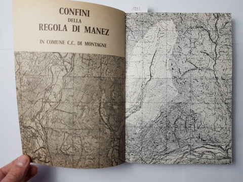 LE REGOLE DI SPINALE E MANEZ DAL 1789 AD OGGI 1985 Spes Ragoli Trento Pez malga