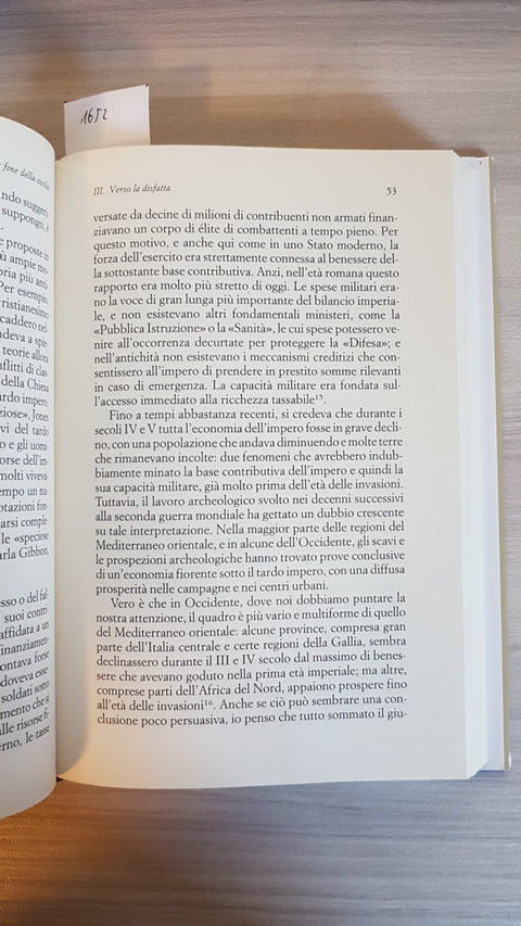 LA CADUTA DI ROMA E LA FINE DELLA CIVILTA' - PERKINS - MONDOLIBRI - 2008