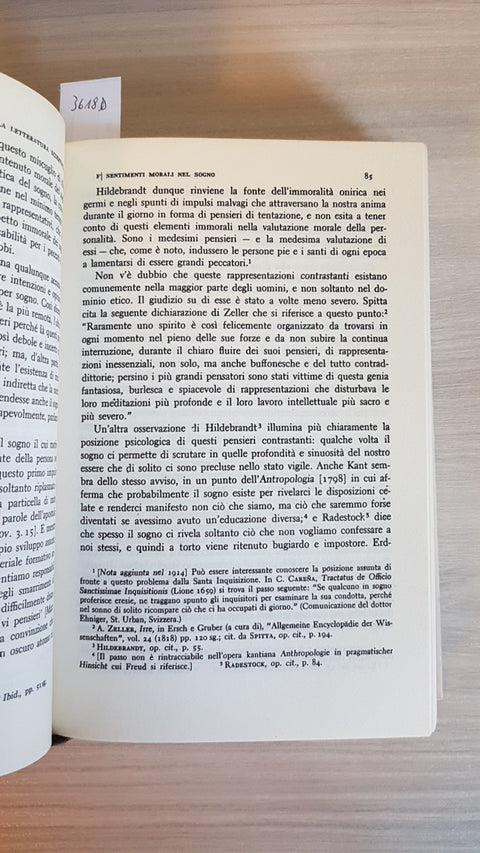 L'INTERPRETAZIONE DEI SOGNI - SIGMUND FREUD - VARIA CLUB - 1987