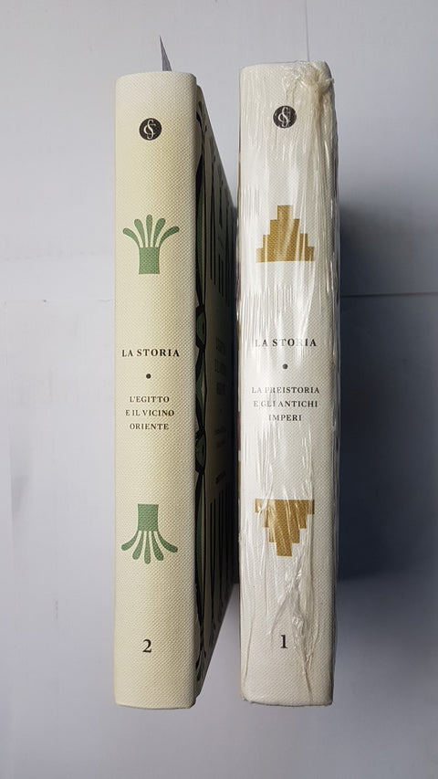 Lotto 2 volumi LA STORIA: LA PREISTORIA E GLI ANTICHI + L'EGITTO Corriere Sera