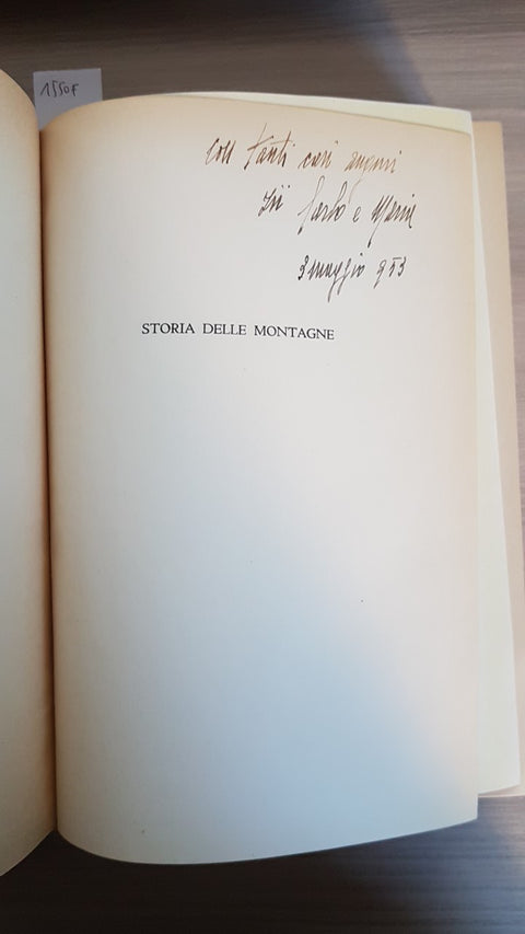 STORIA DELLE MONTAGNE - LANE - GARZANTI - 1952