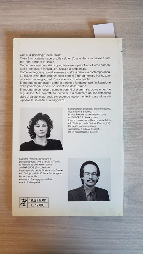 VIVERE SANI VIVERE SERENI PER UNA PSICOLOGIA DELLA SALUTE - GERARDI - L'ARCIERE