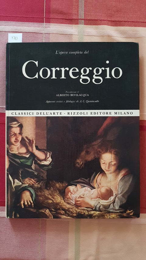 L'OPERA COMPLETA DEL CORREGGIO - RIZZOLI - BEVILACQUA - 1970