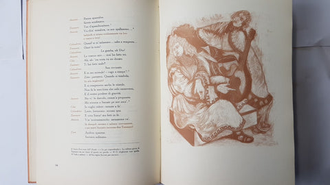 Ferdinando Galiani SOCRATE IMMAGINARIO tir.lim.num. 220/250 xilografie - 1959