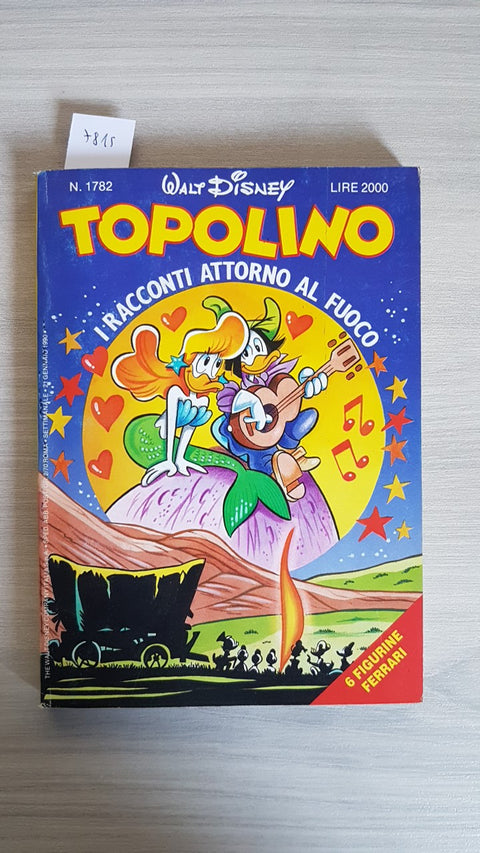 TOPOLINO n. 1782 CON ADESIVI FERRARI E CALCIATORI PANINI -  WALT DISNEY 1994