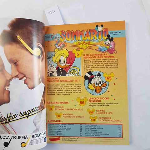 TOPOLINO n. 1782 CON ADESIVI FERRARI E CALCIATORI PANINI -  WALT DISNEY 1994