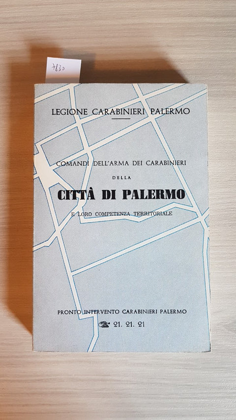 COMANDI DELL'ARMA DEI CARABINIERI DELLA CITTA' DI PALERMO E LORO COMPETENZA